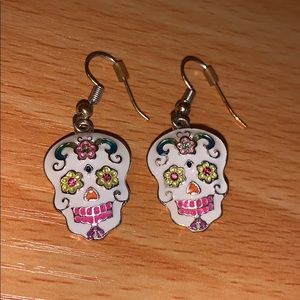 Sugar skull earrings